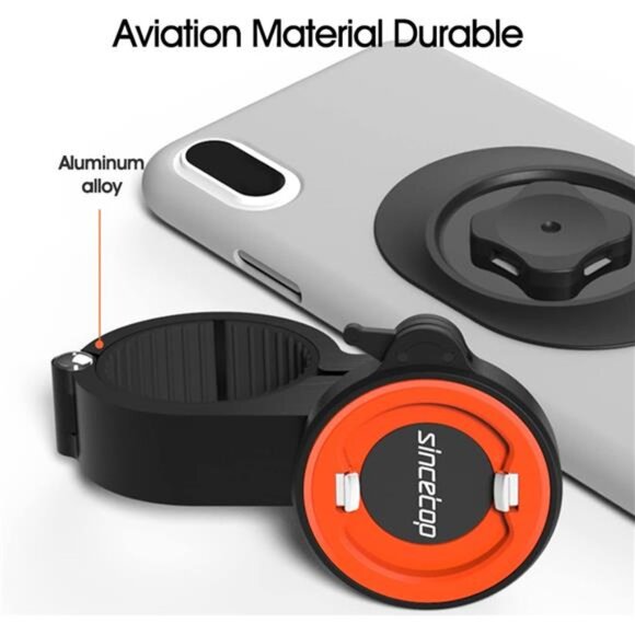 Bike Phone Mount,Motorcycle Phone Holder with Universal Adapter - Picture 2 of 7